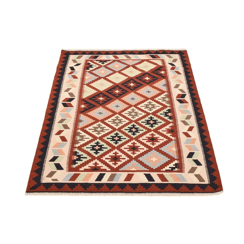 Kelim Teppich - Oriental - 104 x 150 cm - mehrfarbig