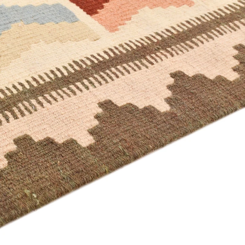 Kelim Fars Teppich 104x145cm - mehrfarbig