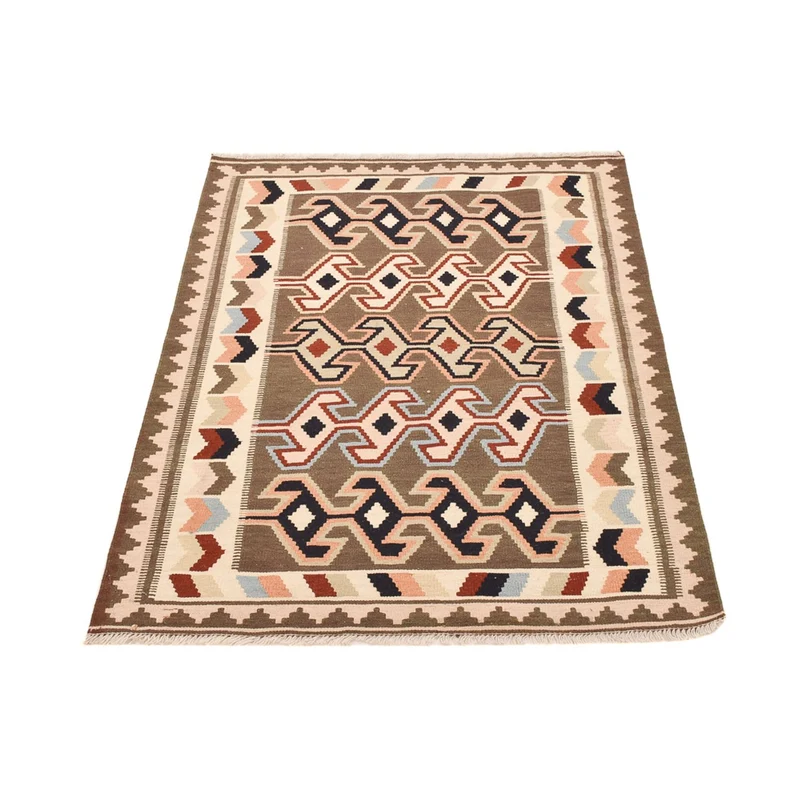 Kelim Fars Teppich 104x145cm - mehrfarbig