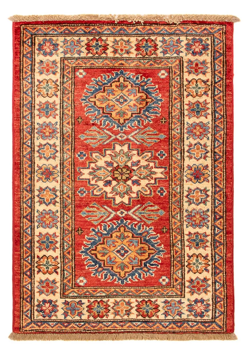Kazak Teppich 60x89cm - Orientteppich - rot