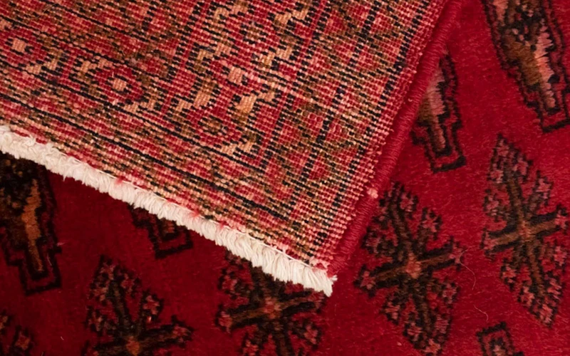 Turkaman Teppich 60x130cm - Orientteppich - rot