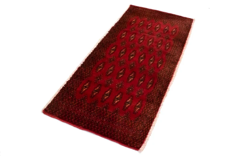 Turkaman Teppich 60x130cm - Orientteppich - rot