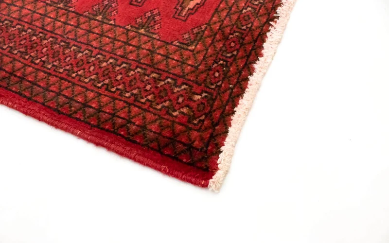 Turkaman Teppich 60x130cm - Orientteppich - rot