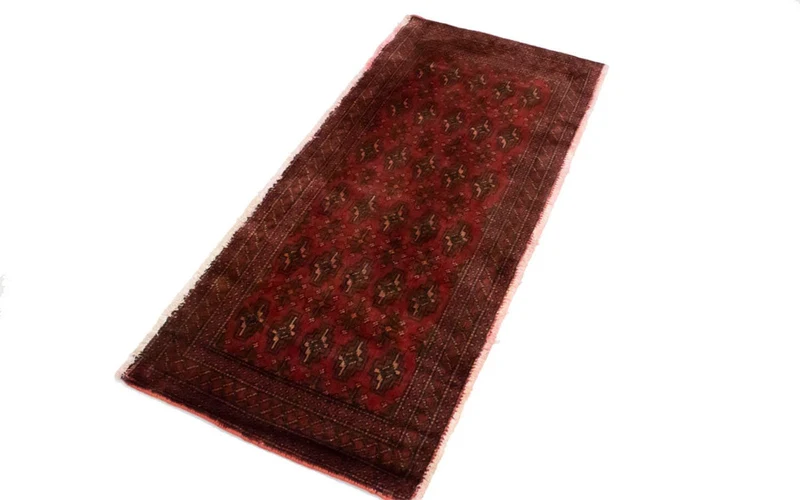 Turkaman Teppich 60x130cm - Orientteppich - rot
