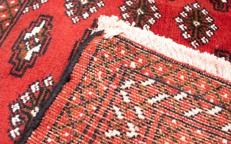 Turkaman Teppich 60x130cm - Orientteppich - rot