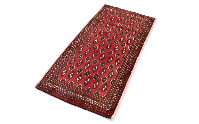 Turkaman Teppich 60x130cm - Orientteppich - rot