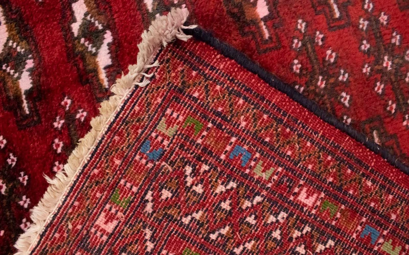 Turkaman Teppich 60x130cm - Orientteppich - rot