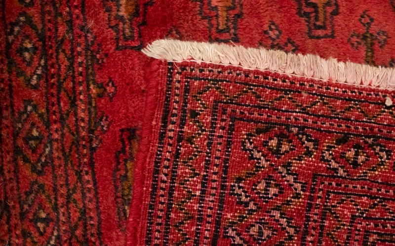 Turkaman Teppich 60x130cm - Orientteppich - rot
