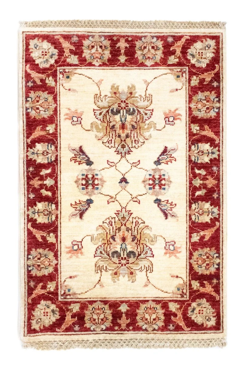 Ziegler Teppich 64x93cm - Orientteppich - beige