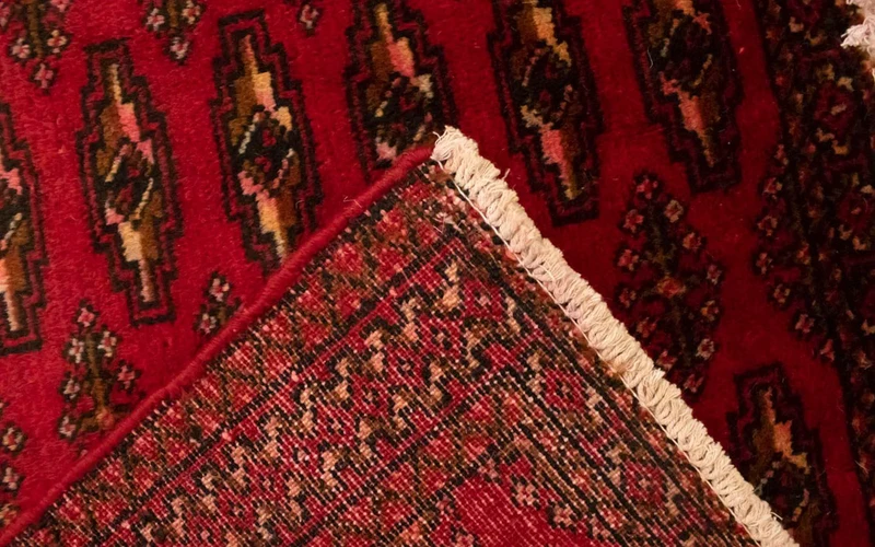 Turkaman Teppich 60x130cm - Orientteppich - rot