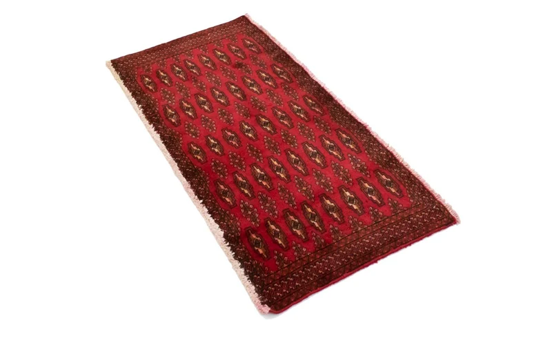 Turkaman Teppich 60x130cm - Orientteppich - rot