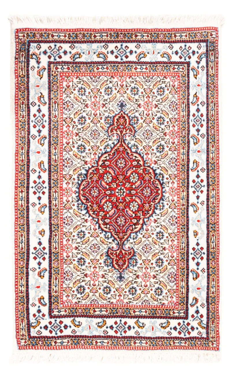 Moud Teppich 60x90cm - Perserteppich - rot