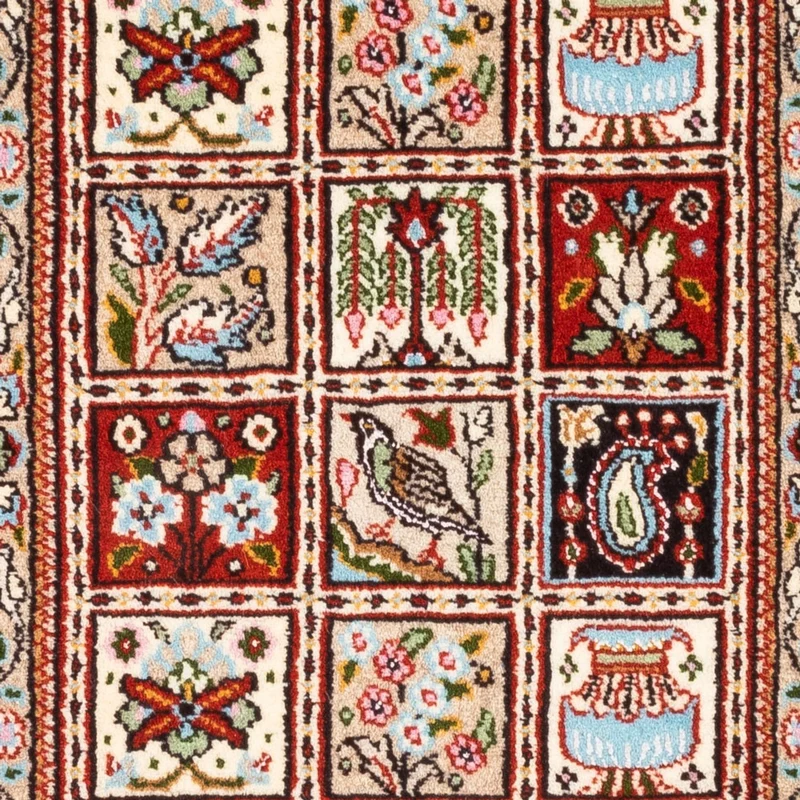Moud Teppich 60x90cm - Perserteppich - mehrfarbig