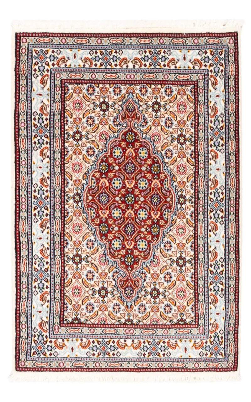 Moud Teppich 60x90cm - Perserteppich - hellrot