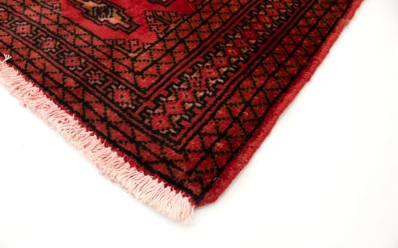 Turkaman Teppich 60x130cm - Orientteppich - rot