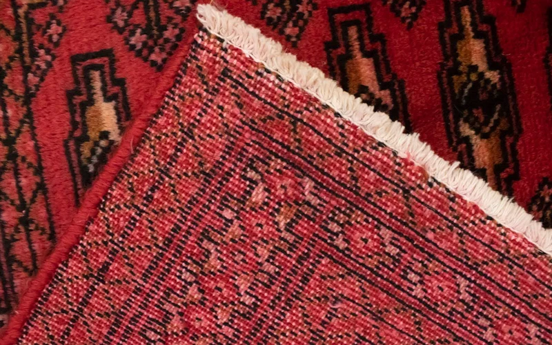 Turkaman Teppich 60x130cm - Orientteppich - rot