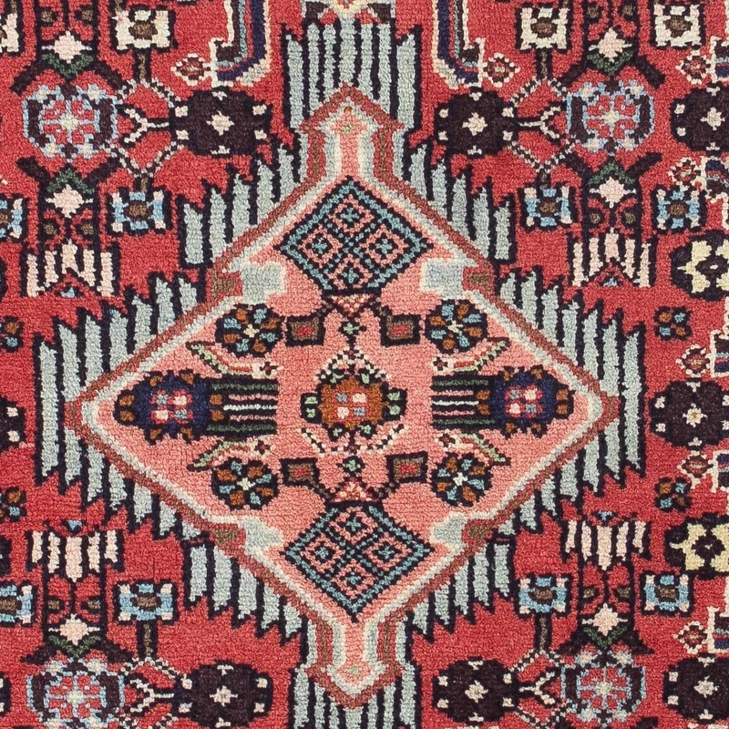 Hamadan Teppich 80x126cm - Perserteppich - rot