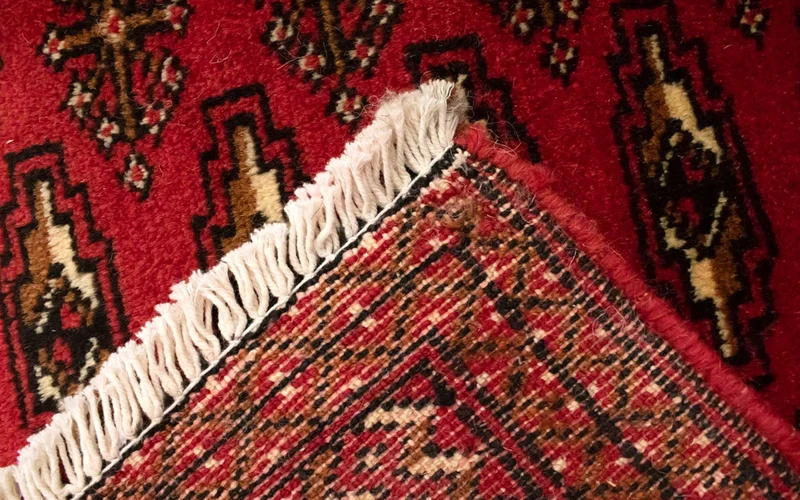 Turkaman Teppich 60x130cm - Orientteppich - rot