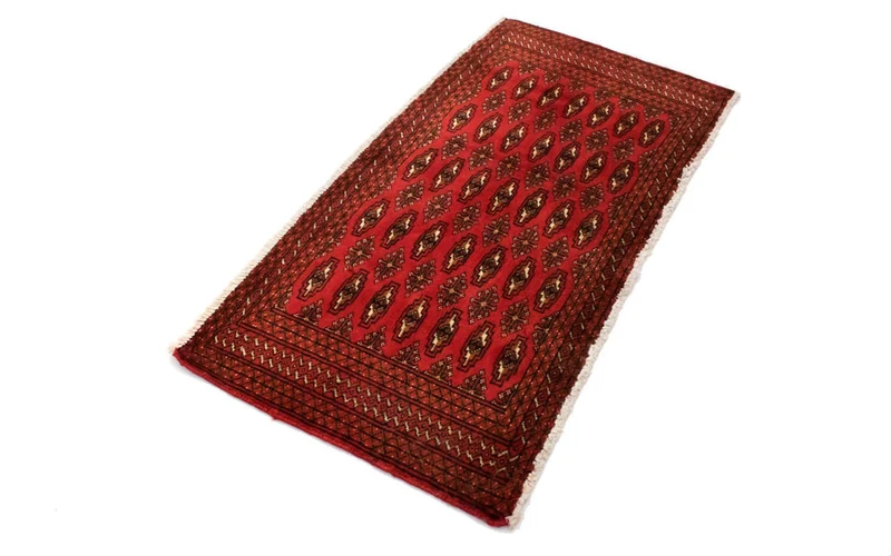 Turkaman Teppich 60x130cm - Orientteppich - rot