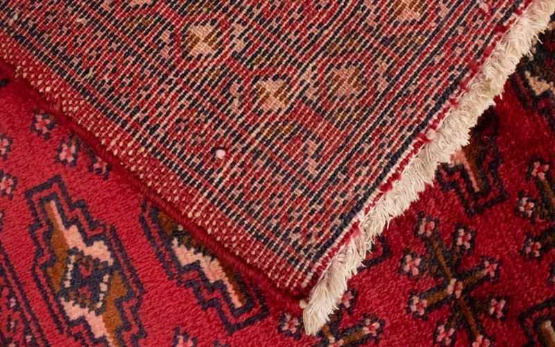 Turkaman Teppich 60x130cm - Orientteppich - rot