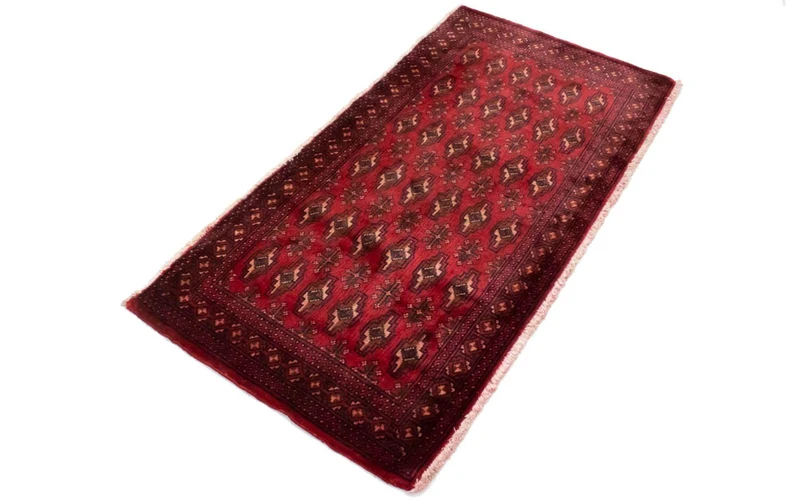 Turkaman Teppich 60x130cm - Orientteppich - rot