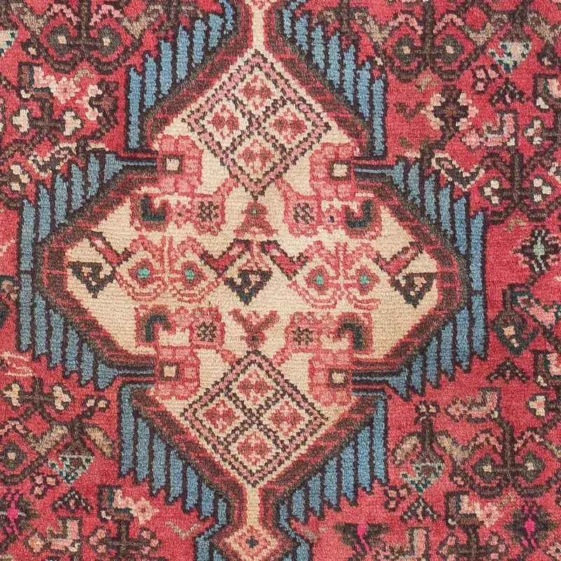 Hamadan Teppich 80x125cm - Perserteppich - hellrot