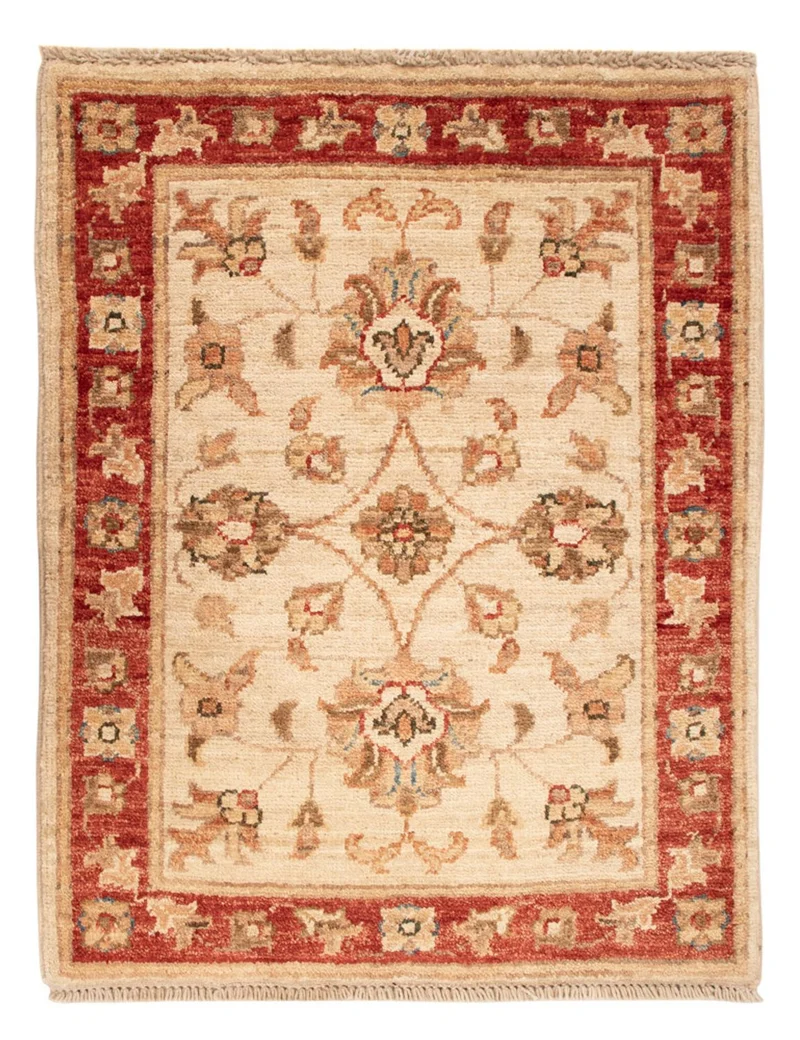 Ziegler Teppich 51x66cm - Orientteppich - beige