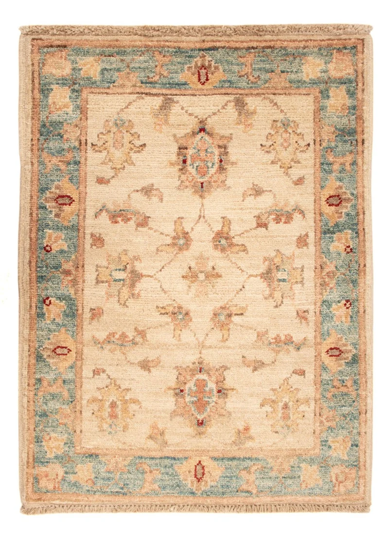 Ziegler Teppich 51x70cm - Orientteppich - beige