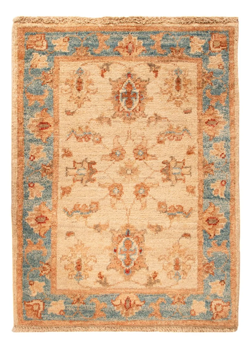 Ziegler Teppich 52x68cm - Orientteppich - beige