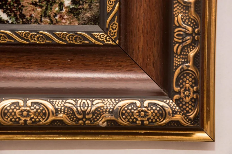 Bild-Teppich 60x85cm - Orientteppich - mehrfarbig