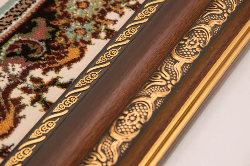 Bild-Teppich 60x85cm - Orientteppich - mehrfarbig
