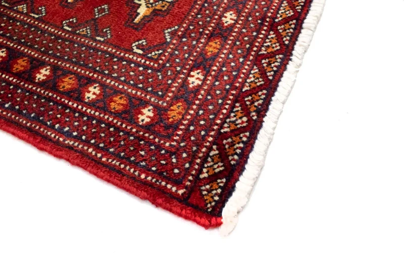 Turkaman Teppich 60x130cm - Orientteppich - rot