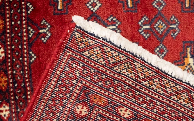 Turkaman Teppich 60x130cm - Orientteppich - rot