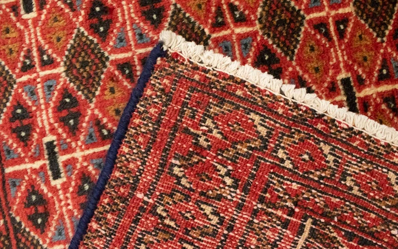 Turkaman Teppich 60x130cm - Orientteppich - orange