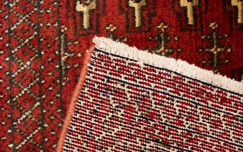 Turkaman Teppich 60x130cm - Orientteppich - rot