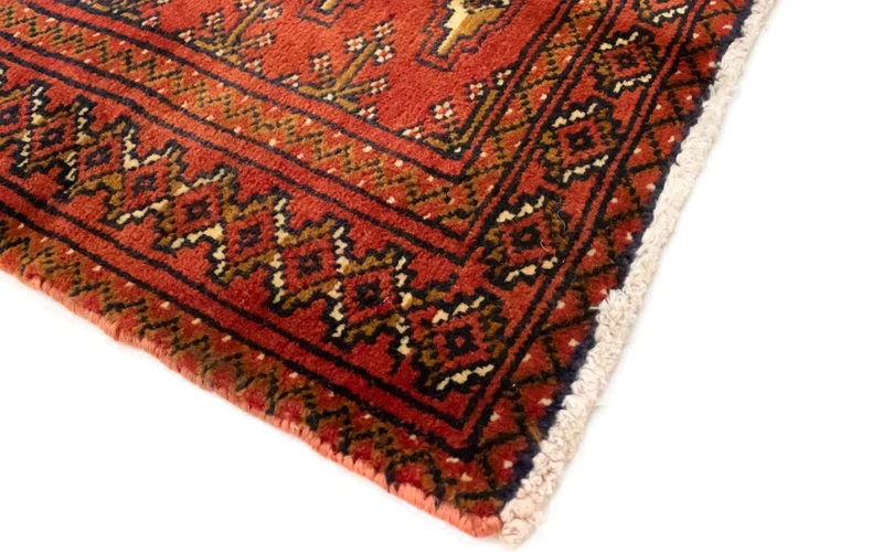 Turkaman Teppich 60x130cm - Orientteppich - rost