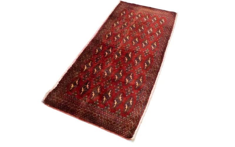 Turkaman Teppich 60x130cm - Orientteppich - rot