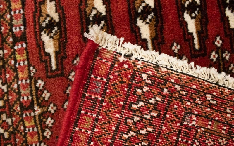 Turkaman Teppich 60x130cm - Orientteppich - rot
