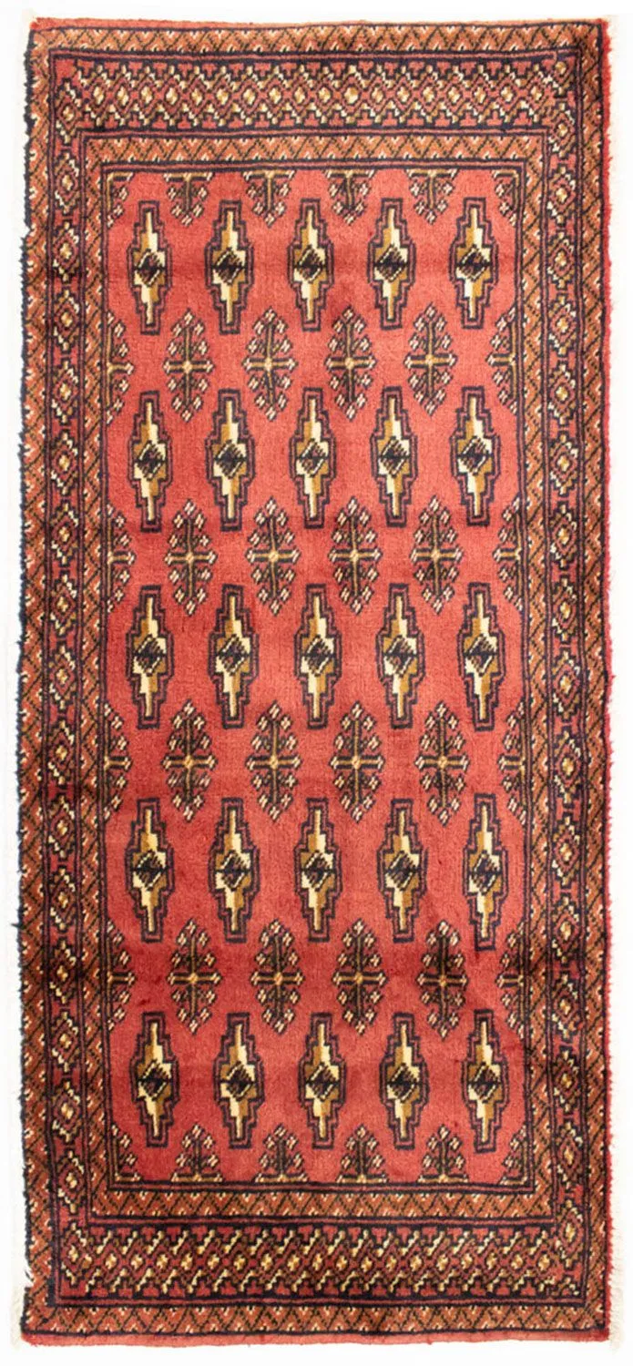 Turkaman Teppich 60x130cm - Orientteppich - rot