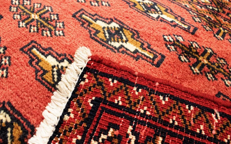Turkaman Teppich 60x130cm - Orientteppich - rot