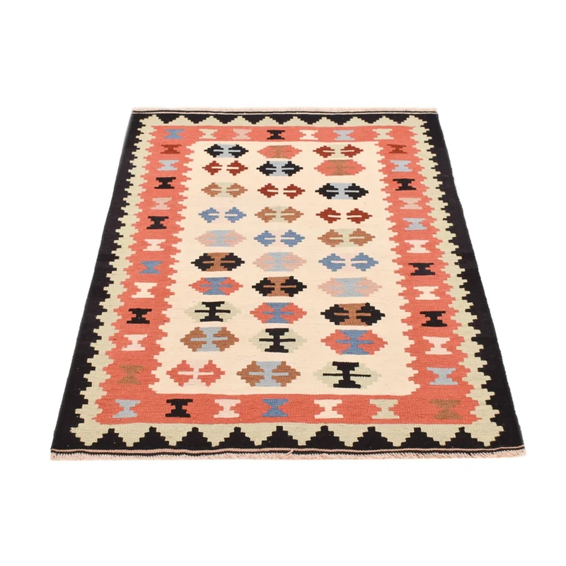 Kelim Fars Teppich 105x150cm - mehrfarbig