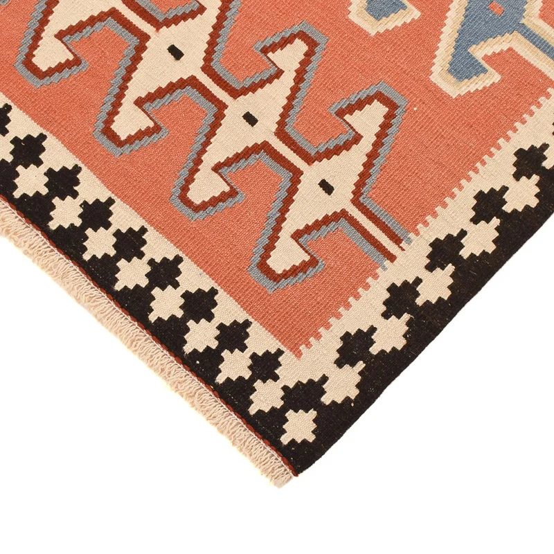 Kelim Fars Teppich 104x152cm - mehrfarbig