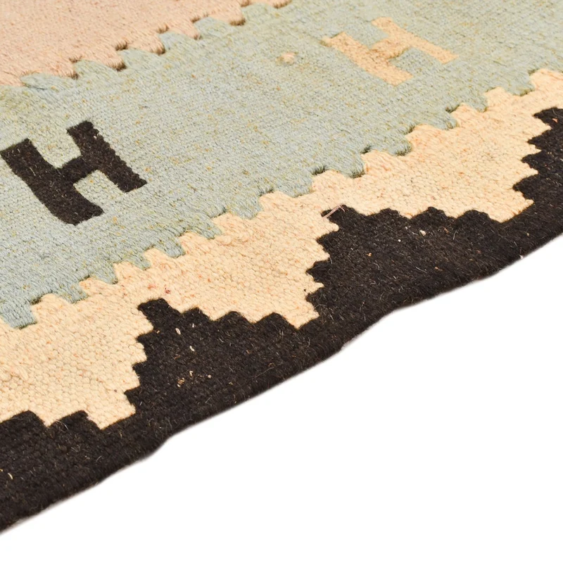 Kelim Fars Teppich 100x155cm - mehrfarbig