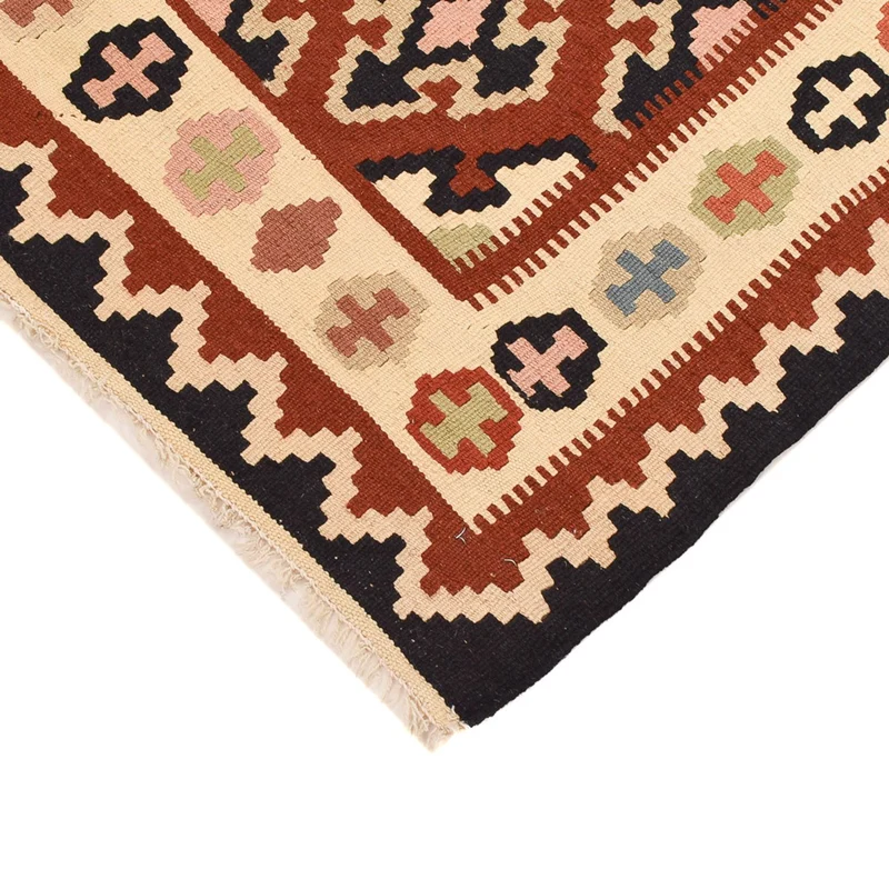 Kelim Fars Teppich 106x150cm - mehrfarbig