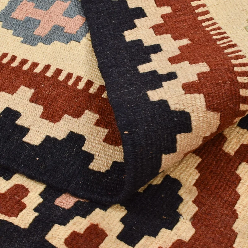 Kelim Fars Teppich 106x150cm - mehrfarbig