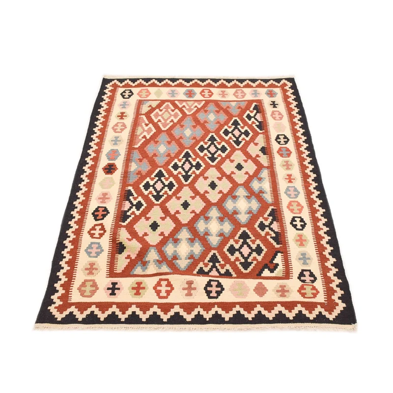 Kelim Fars Teppich 106x150cm - mehrfarbig