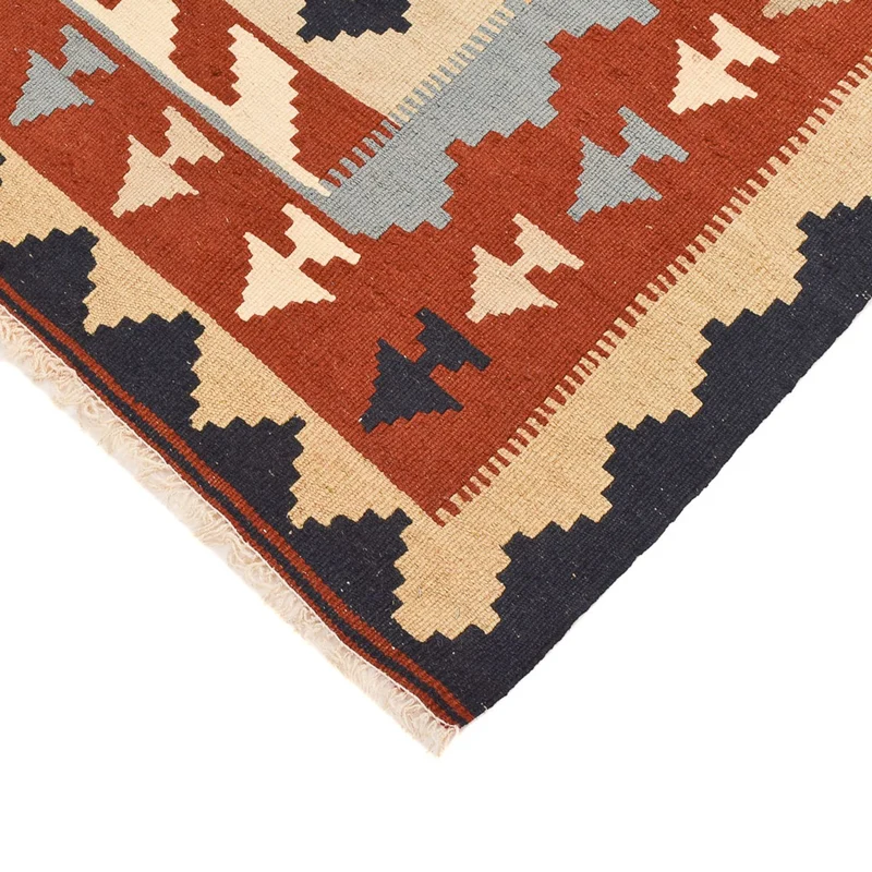 Kelim Teppich - Oriental - 104 x 146 cm - mehrfarbig