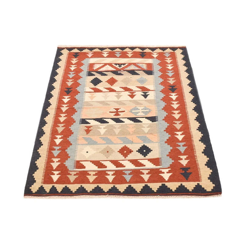 Kelim Teppich - Oriental - 104 x 146 cm - mehrfarbig