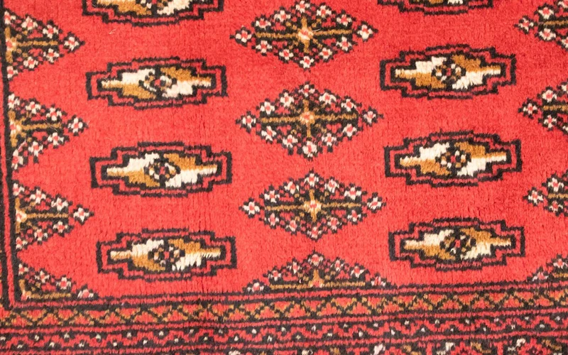 Turkaman Teppich 60x130cm - Orientteppich - rot