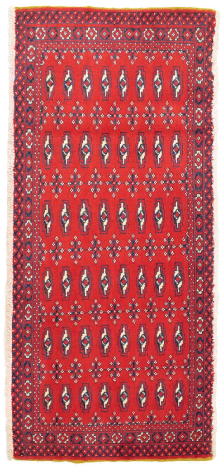 Turkaman Teppich 60x130cm - Orientteppich - rot